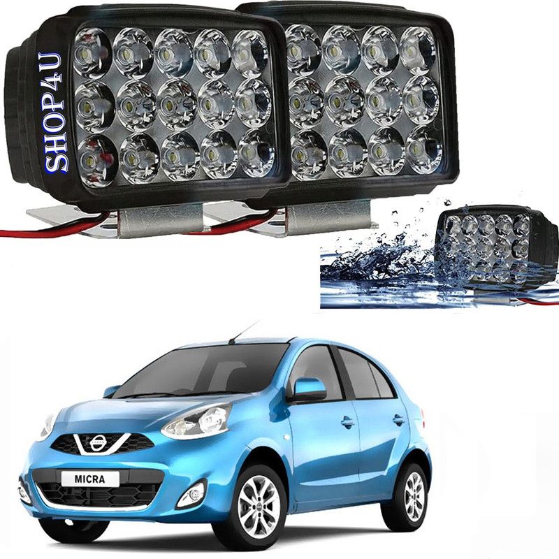 SHOP4U LED Fog Lamp Unit for Nissan Micra