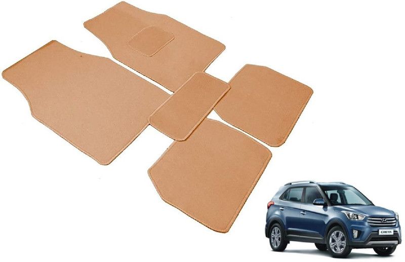 AUTYLE Fabric Standard Mat For Hyundai Creta  (Beige)