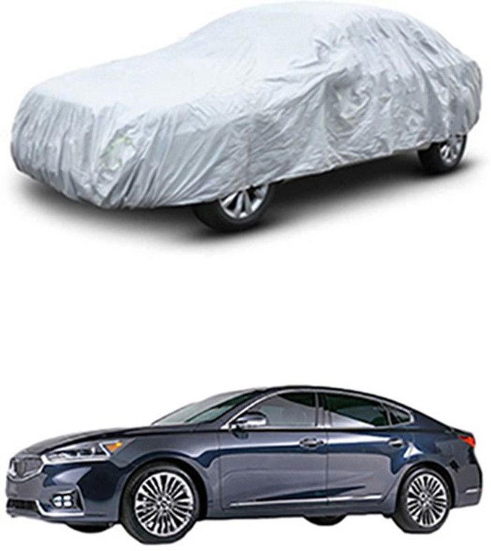 ENTIRELY ELITE Car Cover For Kia Cadenza (With Mirror Pockets)  (Silver)