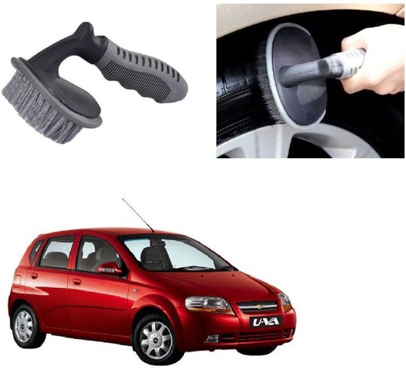 SPREADX Alloy Wheel Tire Car Rim Tyre Cleaning Brush suitable for Chevrolet UVA 300 g Wheel Tire Cleaner  (Pack of 1)