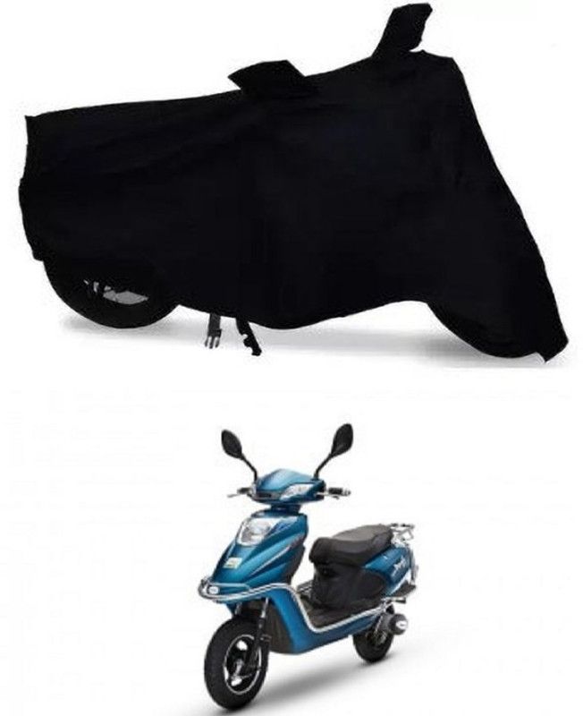 ENTIRELY ELITE Waterproof Two Wheeler Cover for TVS  (Sport 63 48V, Black)