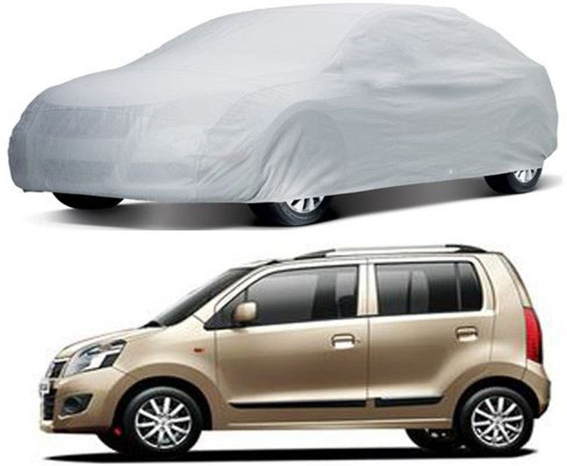 Gali Bazar Car Cover For Maruti Wagon R AMT VXI Option (With Mirror Pockets)  (Grey, For 2021 Models)