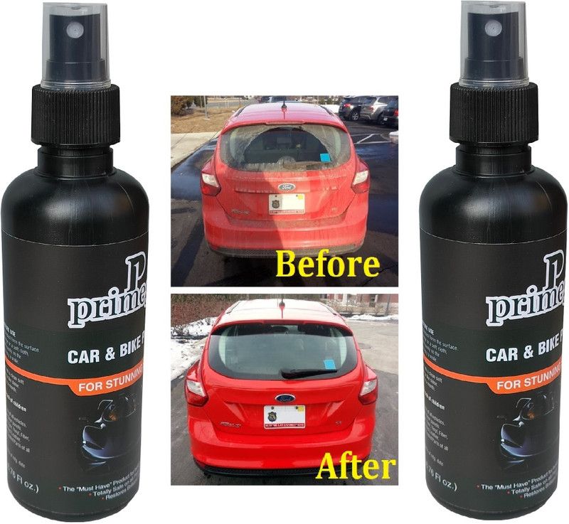 PRIMEGIC Paste Car Polish for Bumper, Windscreen, Exterior, Chrome Accent, Dashboard, Metal Parts, Headlight  (400 ml, Pack of 2)