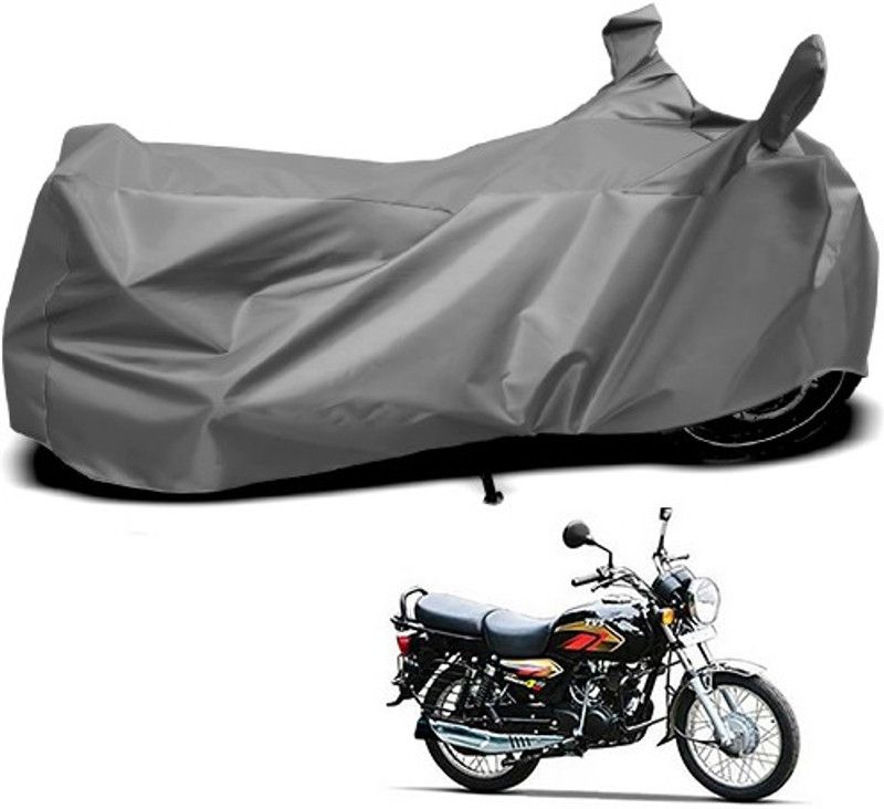 APNEK Waterproof Two Wheeler Cover for TVS  (Max 4R, Grey)