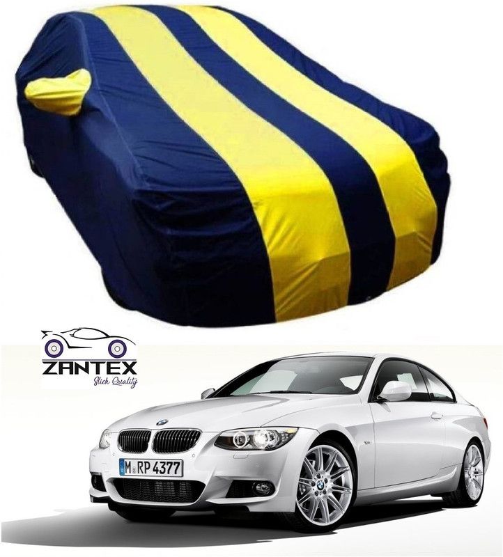 ZANTEX Car Cover For BMW 325i (With Mirror Pockets)  (Blue, Yellow)