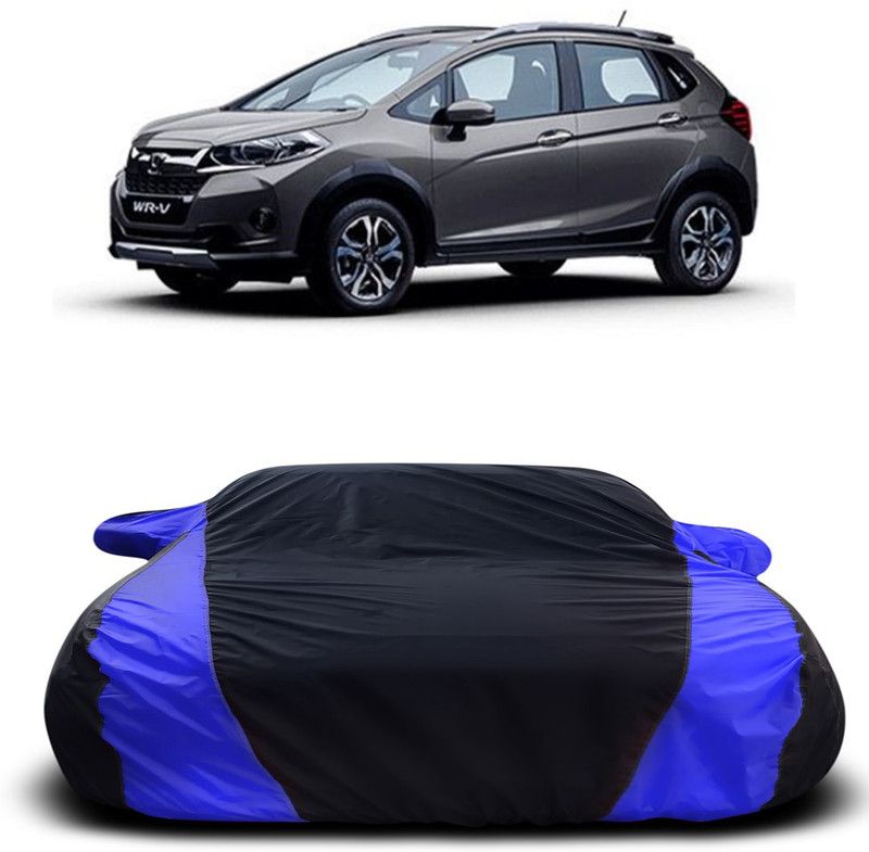 Ascension Car Cover For Honda Accent (With Mirror Pockets)  (Black, Blue)