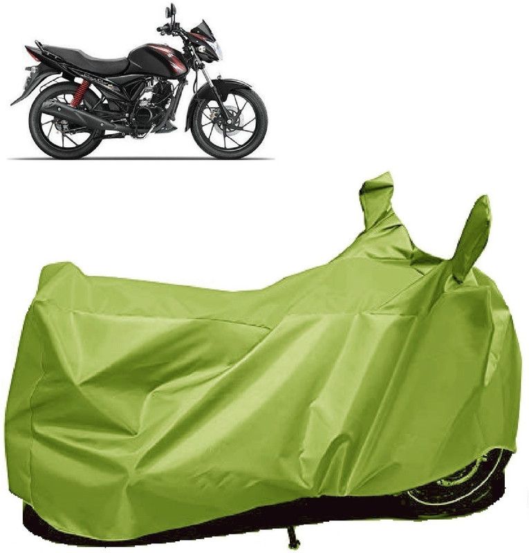 AutoFave Two Wheeler Cover for Suzuki  (Sling Shot Plus, Green)