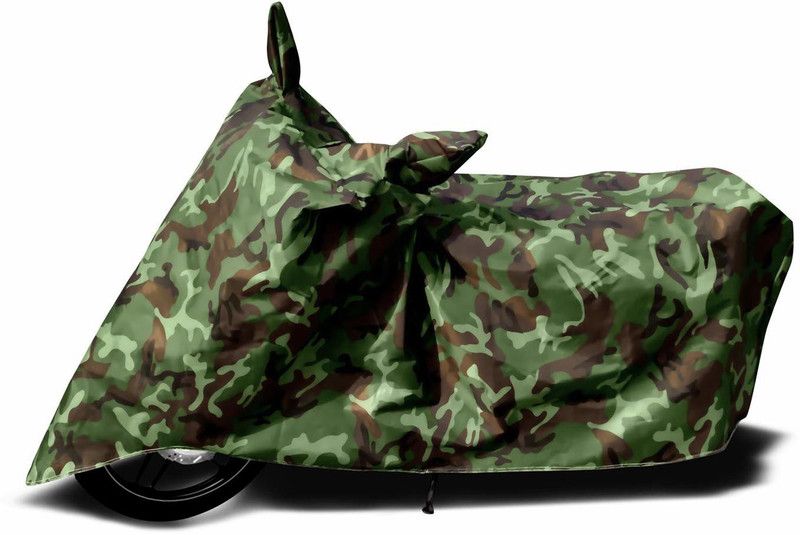 octavic Waterproof Two Wheeler Cover for Honda  (Passion Pro, Green, Brown)