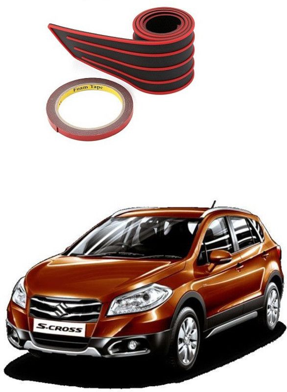 PRTEK Bumper Protector Trim Cover Car Sticker Protector Kit 0047 Car Spoiler
