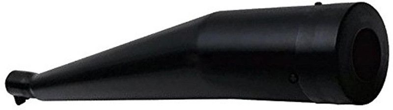 Dhe Best Cobra Full Black Glasswool/Filter Exhaust Silencer Royal Enfield 500 Royal Enfield 500 Full Exhaust System  (Mild Steel)