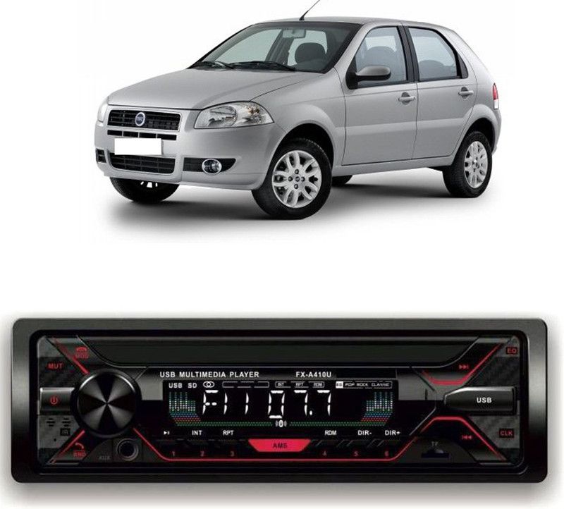Genipap Car Stereo FX- A100U Car Stereo with Bluetooth, USB, SDCard , Aux G-115 Car Stereo  (Single Din)