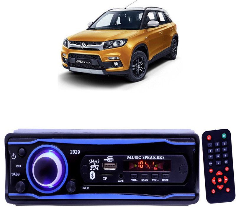 Purpleheart Blue 2029 USB/AUX/SD/BLUETOOTH/FM/MP3 BOOM MASTER STANDARD- P332 Car Stereo  (Single Din)