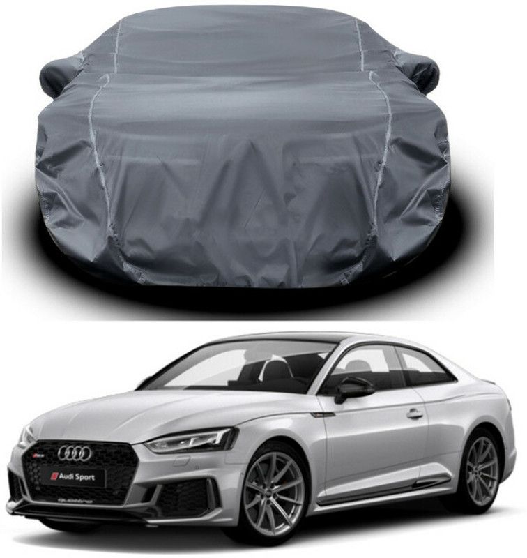 AutoTiger Car Cover For Audi RS5 (With Mirror Pockets)  (Grey)