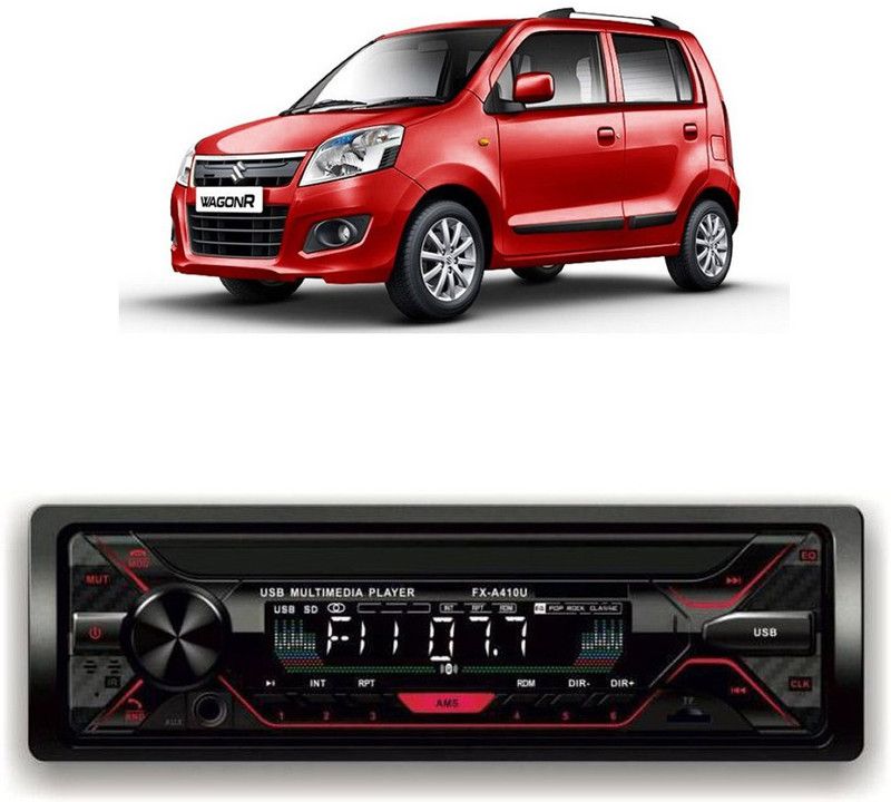 Bluedrum Car Stereo FX- A100U Car Stereo with Bluetooth, USB, SDCard , Aux B-353 Car Stereo  (Single Din)