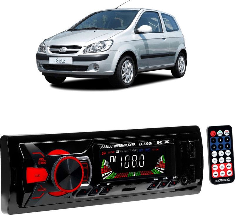 JBRIDERZ Boom Master A3000 with AUX/Bluetooth/USB/ MP3 B182 Car Stereo  (Single Din)