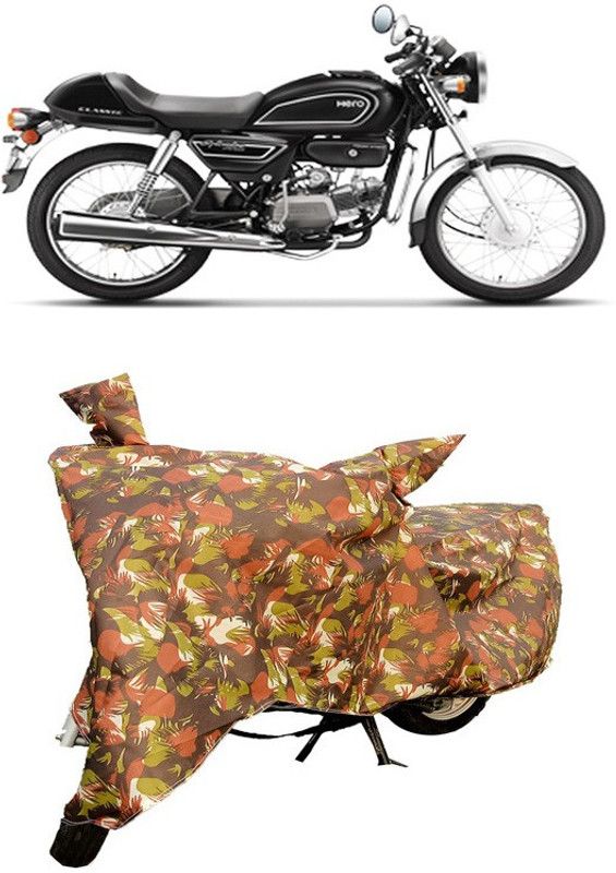 Decorzy Two Wheeler Cover for Hero  (Splendor Pro Classic, Multicolor)
