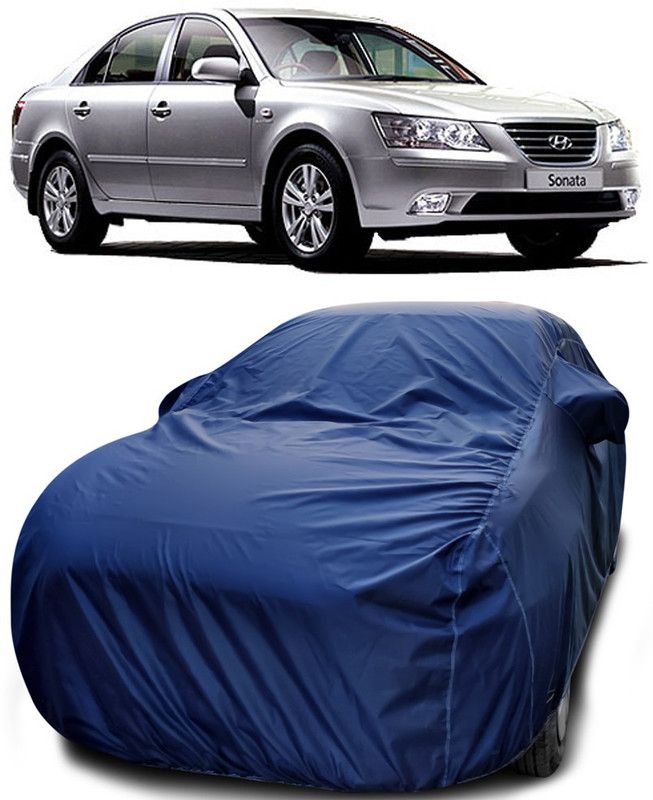 Dvis Car Cover For Hyundai Sonata Transform (With Mirror Pockets)  (Blue)