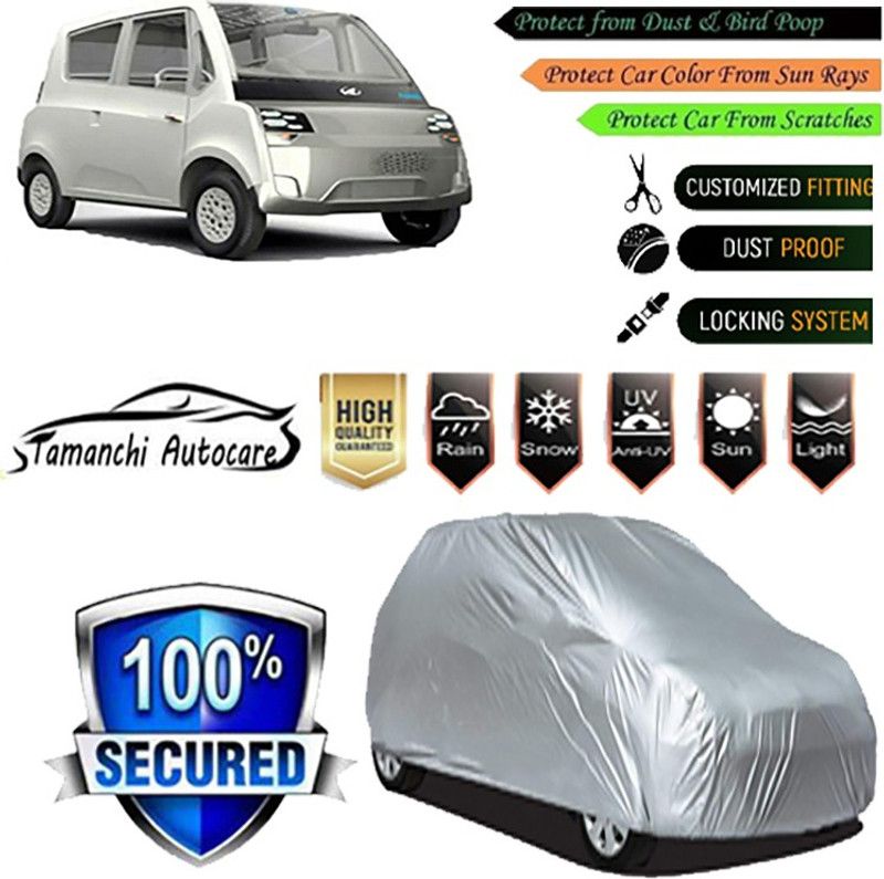 Tamanchi Autocare Car Cover For Mahindra Universal For Car  (Silver)
