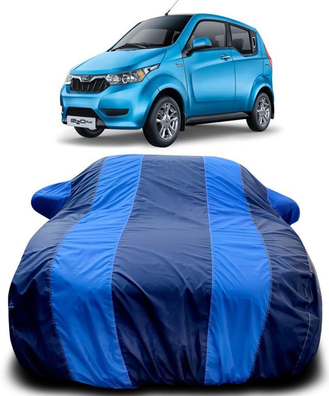 Genipap Car Cover For Mahindra e2o (With Mirror Pockets)  (Blue, Blue)