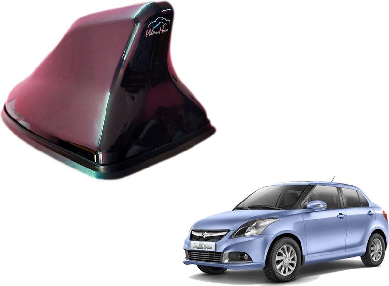 WolkomHome High performance Shark Fin Antenna Black color Car FM Radio Signal Aerials for Dzire 2015 Sfin_Black Satellite Vehicle Antenna