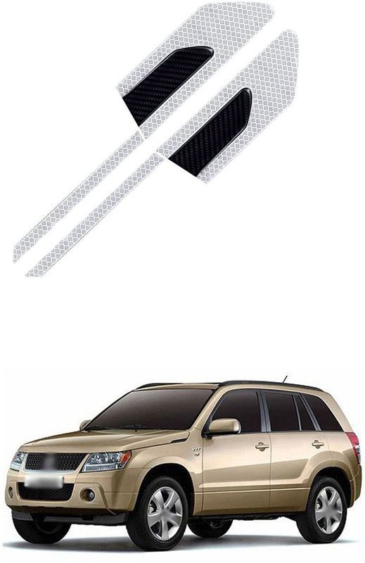 PROEDITION Plastic Car Bumper Guard  (Silver, Pack of 4, Maruti, Universal For Car)