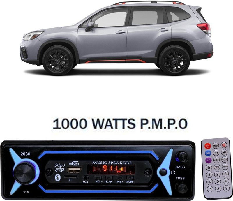 JBRIDERZ P-2030 Blue BLUETOOTH/USB/SD/AUX/FM/MP3 Car Stereo ( Single Din) B-504 Car Stereo  (Single Din)