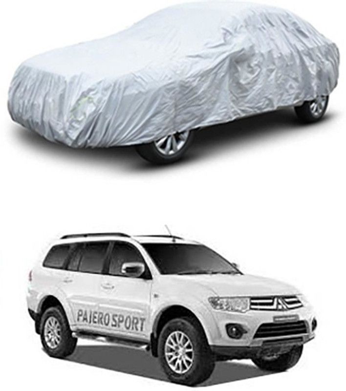 THE REAL ARV Car Cover For Mitsubishi Pajero Sport (With Mirror Pockets)  (Silver)