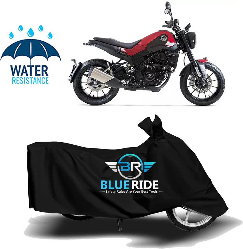 BLUERIDE Two Wheeler Cover for Benelli  (Leoncino 250, Black)