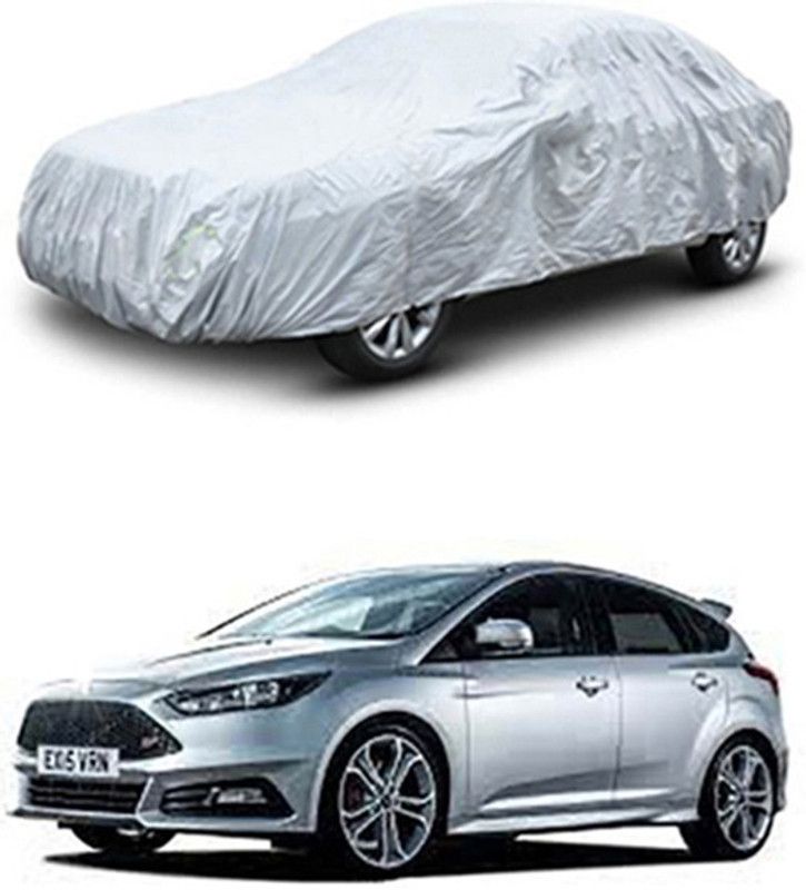APNEK Car Cover For Ford Focus (With Mirror Pockets)  (Silver)