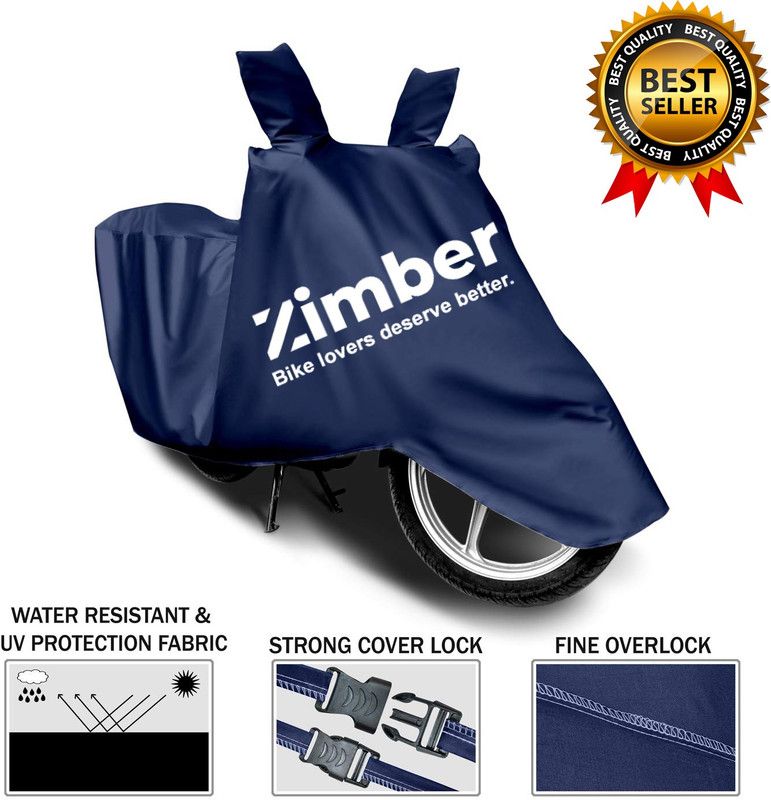 ZIMBER Two Wheeler Cover for KTM  (250 Duke, Blue)