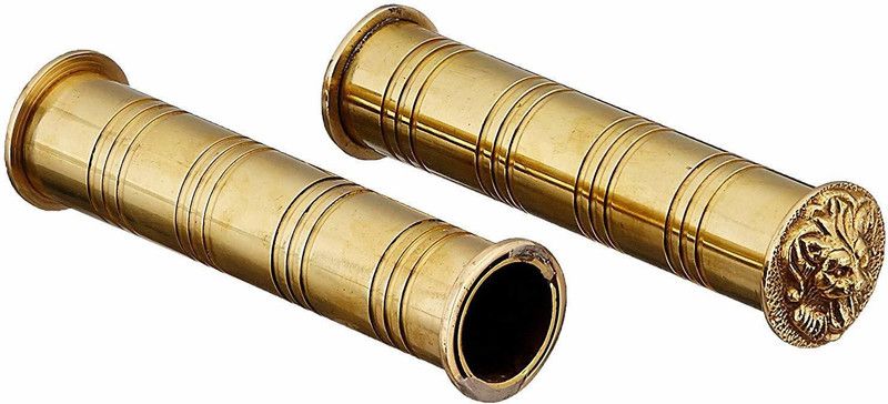 MMMMASS Handle GripBrass for Royal Enfield (Set of 2) Handle Bar Grip For Royal Enfield Universal For Bike  (Pack of 2)