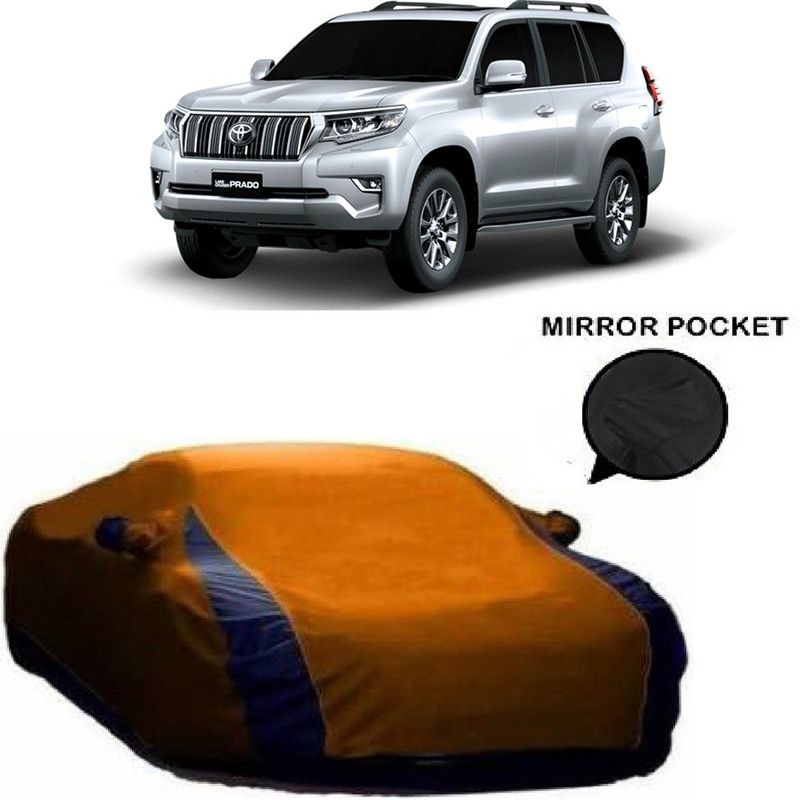 Ascension Car Cover For Toyota Prado (With Mirror Pockets)  (Orange)