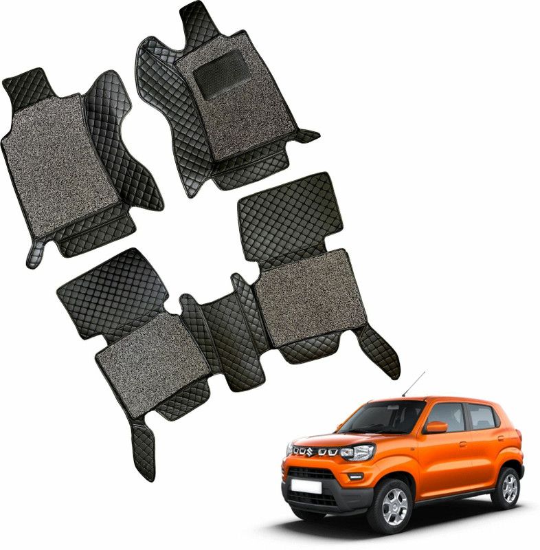 Mecarnic Leatherite 7D Mat For Maruti Suzuki S-Presso  (Black)