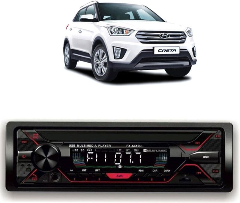 Purpleheart Car Stereo FX- A100U Car Stereo with Bluetooth, USB, SD Card , Aux P-173 Car Stereo  (Single Din)