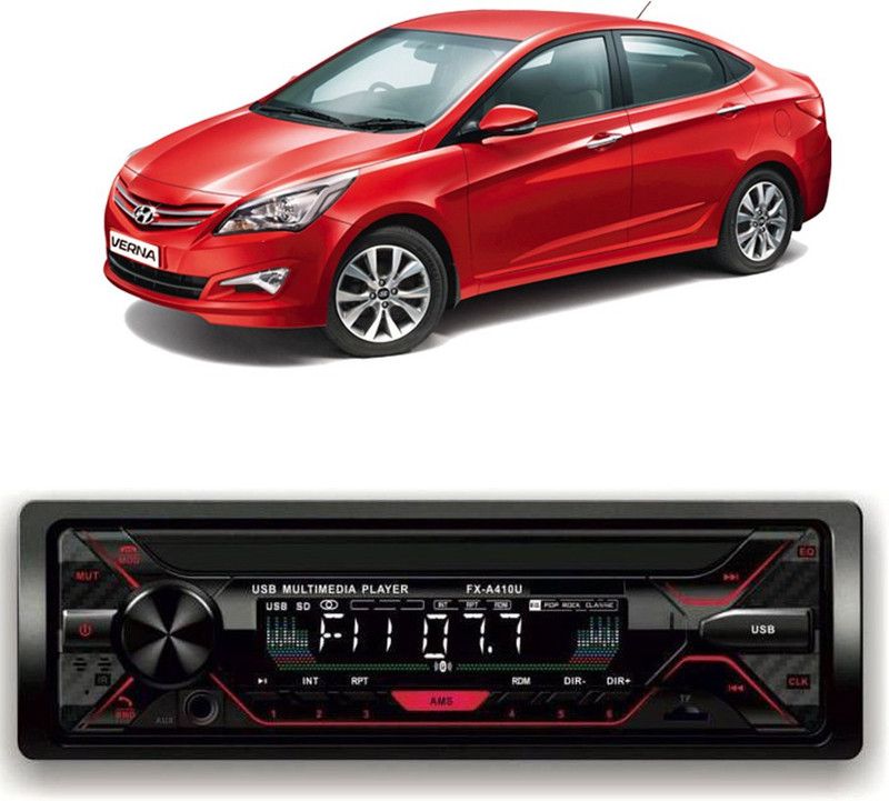 Genipap Car Stereo FX- A100U Car Stereo with Bluetooth, USB, SDCard , Aux G-182 Car Stereo  (Single Din)