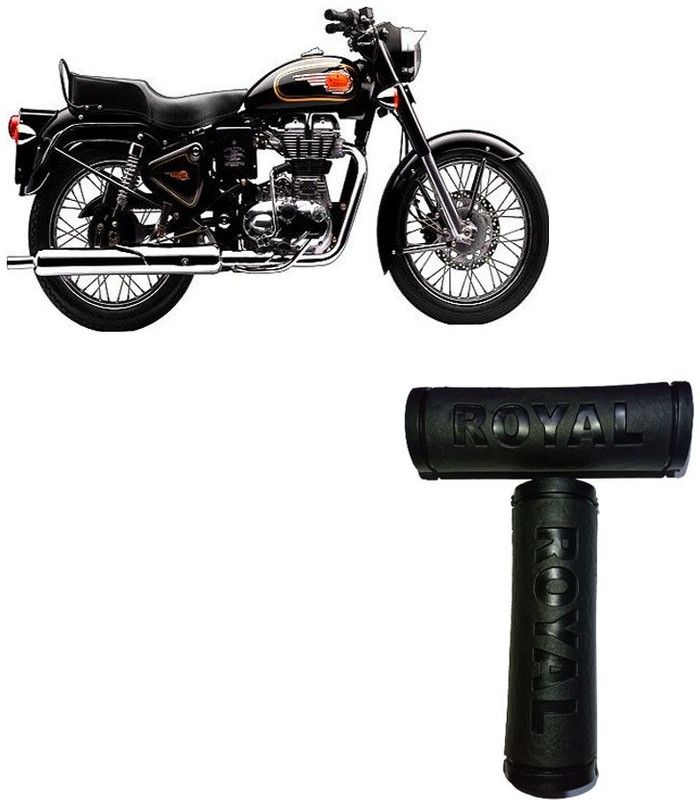 Ride Adventure Royal Cover 01 Handle Bar Grip For Royal Enfield Classic, Classic 350  (Pack of 2)