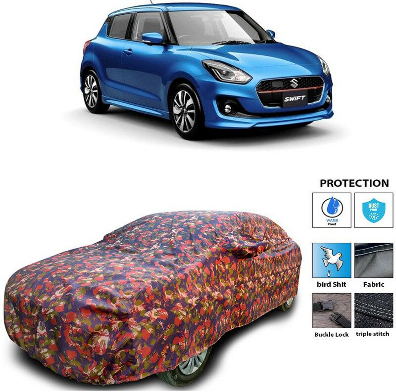 Genipap Car Cover For Maruti Suzuki Swift RS (With Mirror Pockets)  (Multicolor)