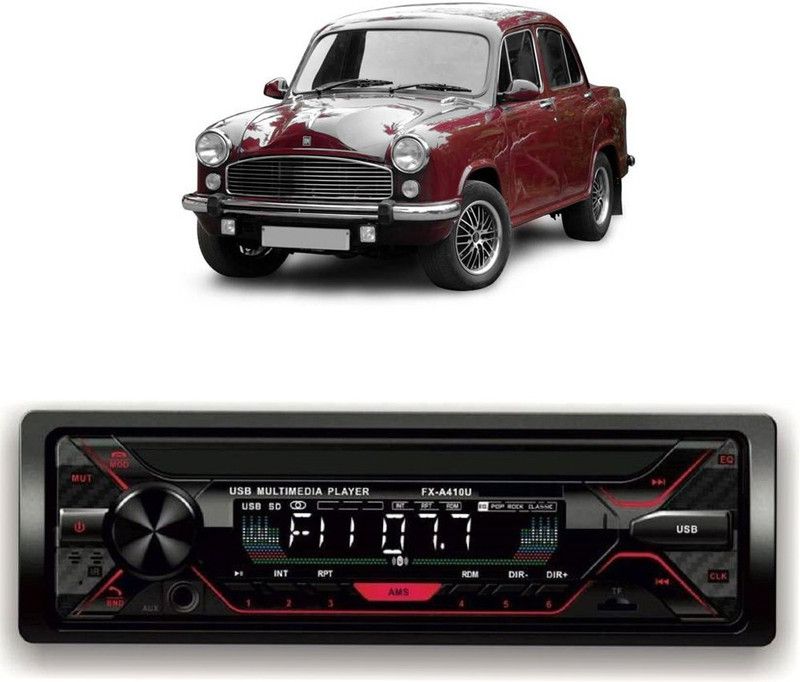 Purpleheart Car Stereo FX- A100U Car Stereo with Bluetooth, USB, SD Card , Aux P-142 Car Stereo  (Single Din)