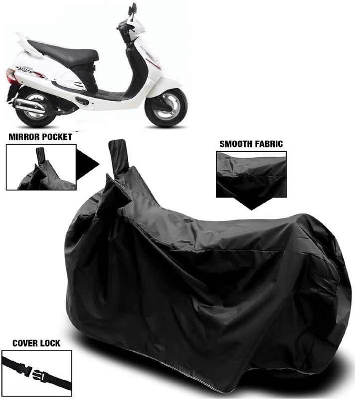 AutoFave Two Wheeler Cover for Mahindra  (Duro DZ, Black)