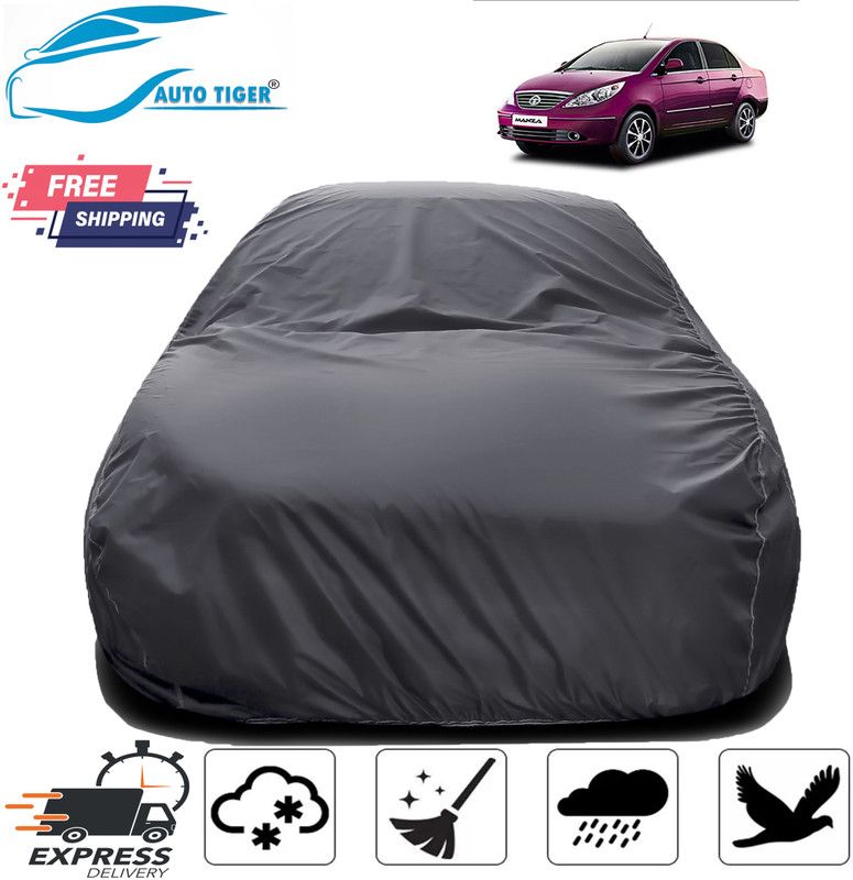 AutoTiger Car Cover For Tata Manza (Without Mirror Pockets)  (Multicolor, For 2019, 2020, 2021, 2022 Models)