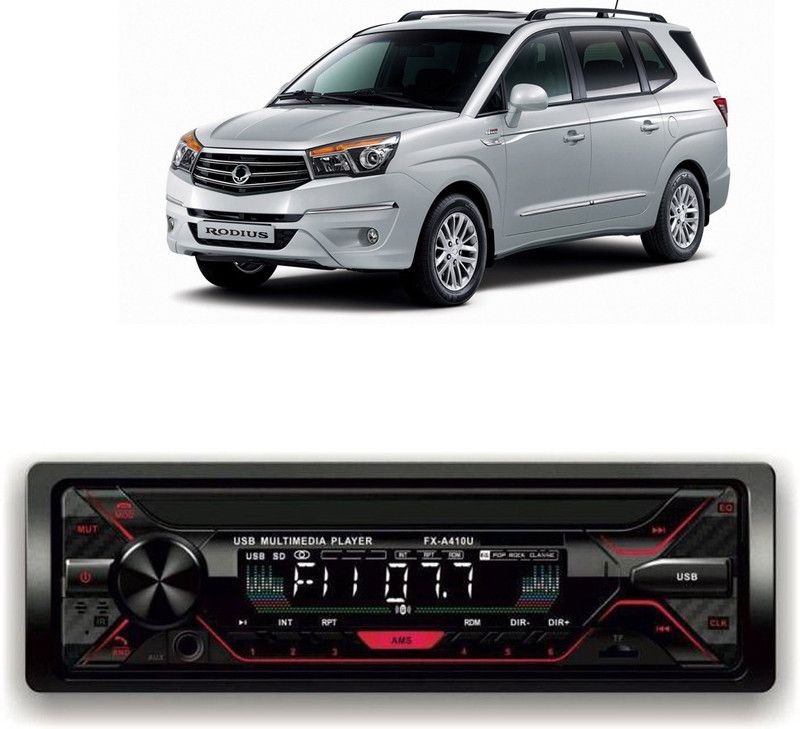 Bluedrum Car Stereo FX- A100U Car Stereo with Bluetooth, USB, SDCard , Aux B-502 Car Stereo  (Single Din)