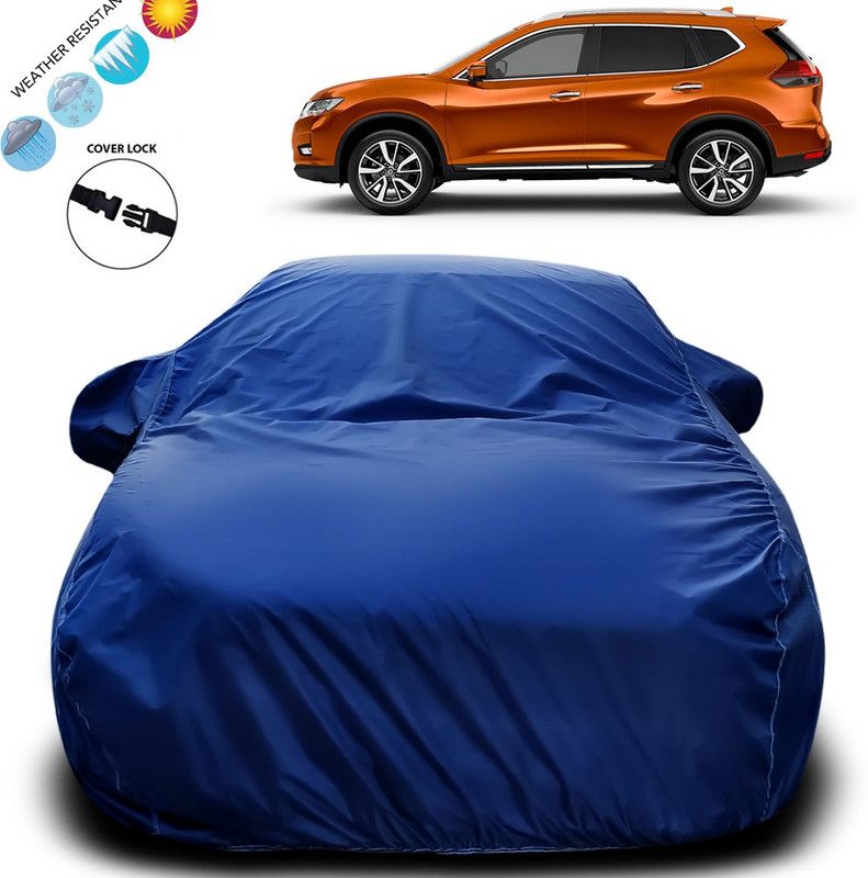 Purpleheart Car Cover For Nissan Xterra (With Mirror Pockets)  (Blue)