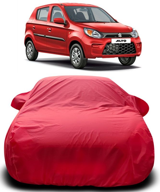 Yuniek Car Cover For Maruti Suzuki Alto (With Mirror Pockets)  (Red)