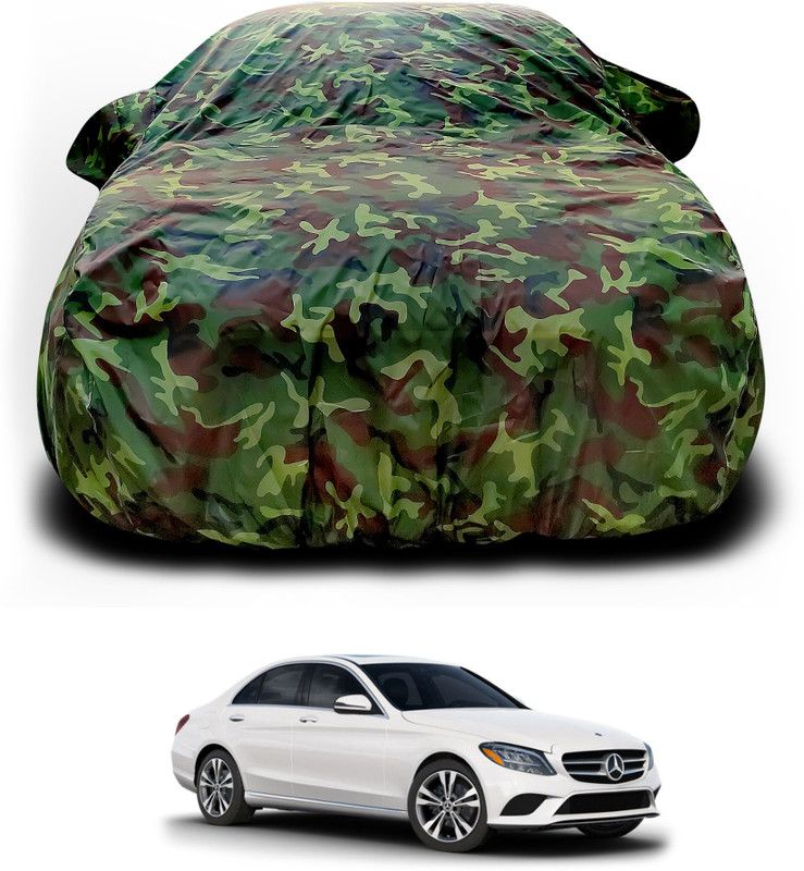 GOSHIV-car and bike accessories Car Cover For Mercedes Benz C180 (With Mirror Pockets)  (Multicolor)