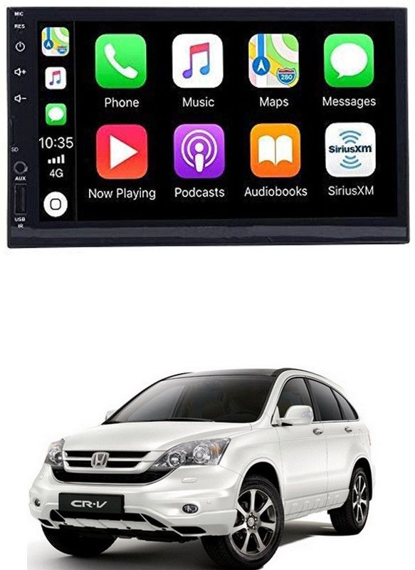 MATIES 7 INCH Full Double Din Car Screen Stereo Media Player Audio Video Touch Screen Stereo Full HD with MP3/MP4/MP5/USB/FM Player/WiFi/Bluetooth & Mirror Link For Old CRV Car Stereo  (Double Din)