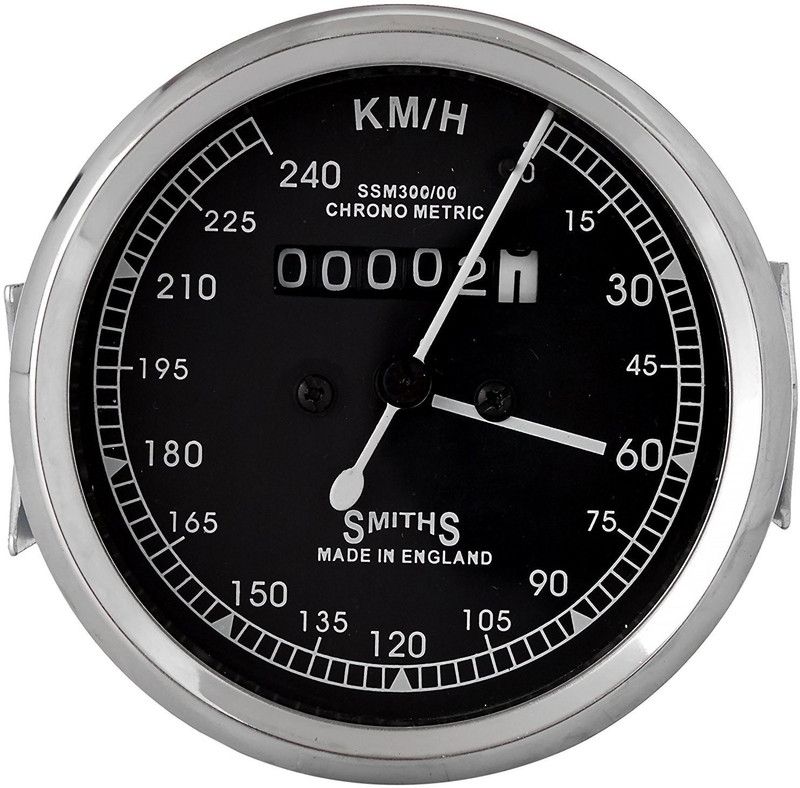 BikenWear Speedometer & Ammeter Analog Speedometer  (Royal Enfield RD 350)