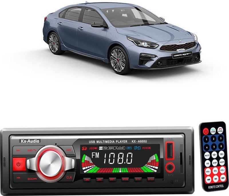 JBRIDERZ KX-A600U BLUETOOTH/USB/SD/AUX/FM/MP3 with Phone Caller Id Receiver JB-865 Car Stereo  (Single Din)