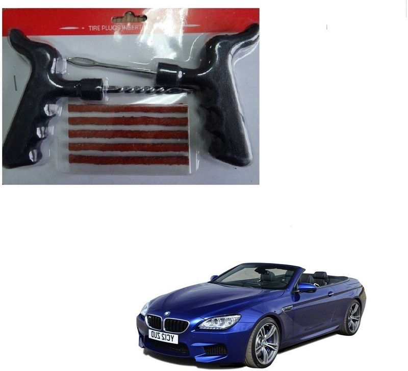 AuTO ADDiCT Car Tool Safety With 5 Strip Tubeless Tyre Puncture Repair Kit For BMW 6 Series Tubeless Tyre Puncture Repair Kit