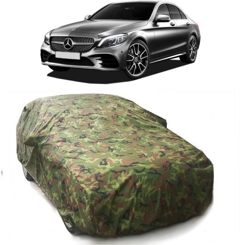 Gargi Traders Car Cover For Mercedes Benz S60 (With Mirror Pockets)  (Green)