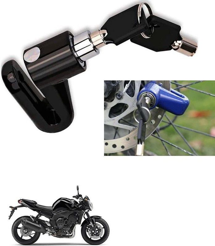 AS TRADERS Motorcycle Disc Brake Lock/Disk Lock Security for Yamaha FZ1 Motorcycle Disc Brake Lock/Disk Lock Security for Yamaha FZ1 Disc Lock  (Blue, Black)